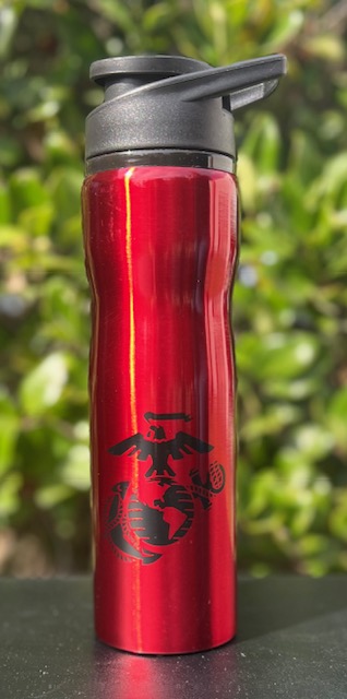 GMason Reebok Red Logo Dog Waterbottle, Medium